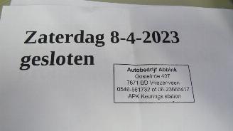krockskadad bil auto Audi RS7 Sportback Zaterdag 8-04-2023 Gesloten 2023/2