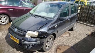 uszkodzony samochody osobowe Fiat Panda 2004 1.2i 188A Zwart 632 onderdelen 2004/5